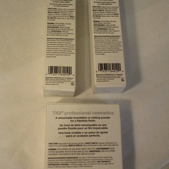 New Bundle Lot TIGI Cosmetics Makeup Foundation Primer - Picture 7 of 7
